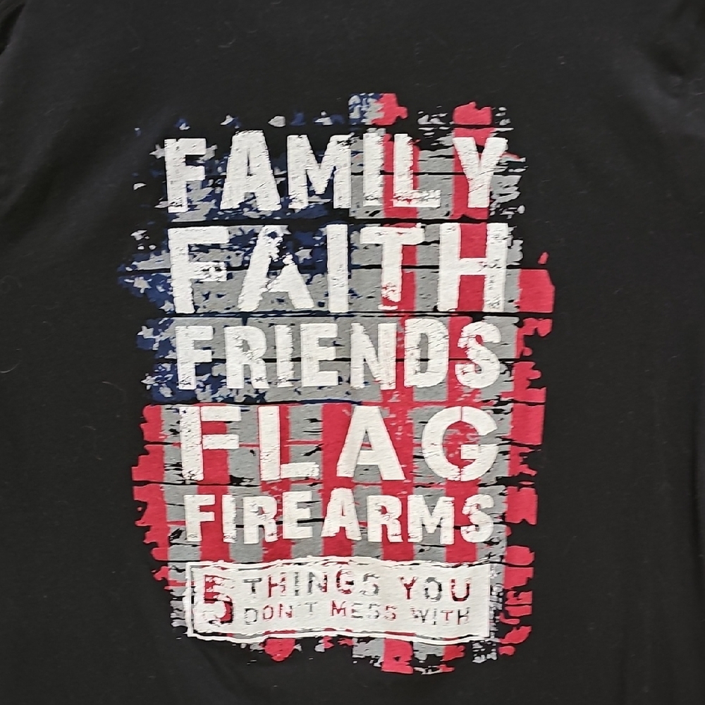 Patriotic T-Shirt - Black